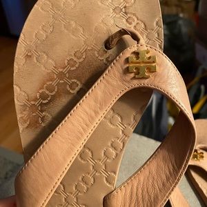 Tory Burch leather flip flop